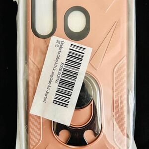 Oleaders for Galaxy A21 Case with Tempered Glass Screen Protector